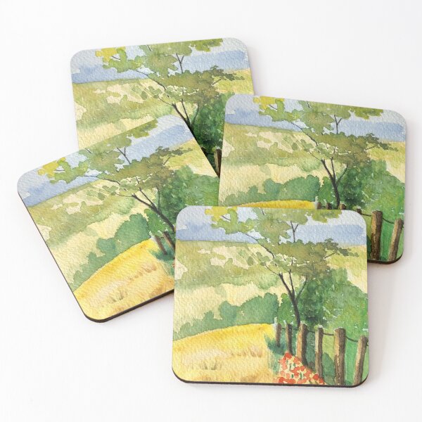 Item preview, Watercolor spring landscape designed and sold by Vanessaart.