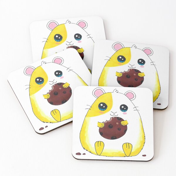 Item preview, Cute Yellow teddy rat with cookie designed and sold by CrownsStore.