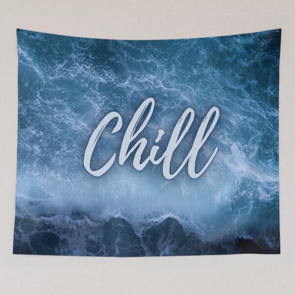 Item preview, ocean blue wave chill designed and sold by Dear-Ashlin.