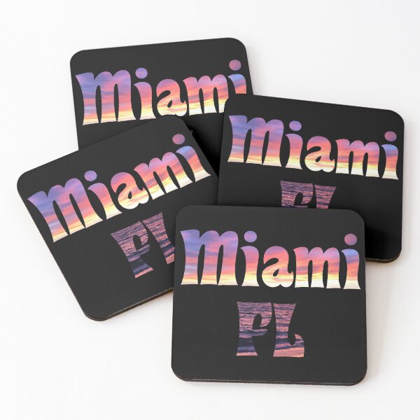Item preview, Miami Florida FL Ocean Text designed and sold by Lartheviking.