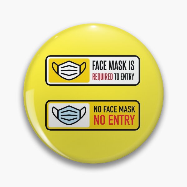 Item preview, precaution for covid-19, No facemask no entry, face mask is required to entry designed and sold by Jessica Henry.