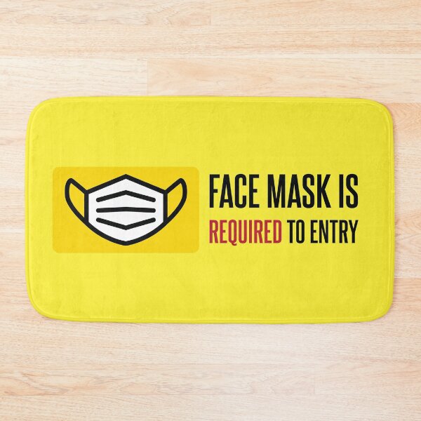 Item preview, precaution for covid-19, No facemask no entry, face mask is required to entry designed and sold by Jessica Henry.