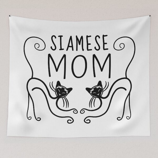 Item preview, Siamese Cat Mom designed and sold by lulululupaint.