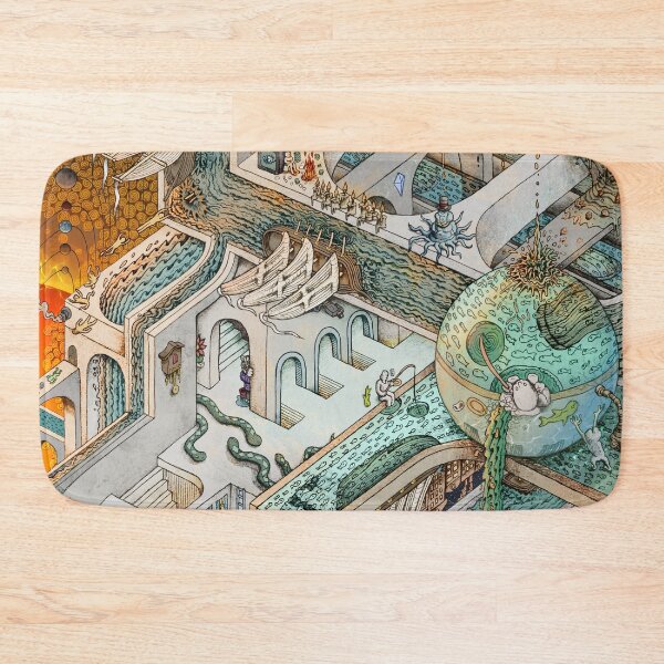 Item preview, Fishing for Escher designed and sold by DragonsLunch.