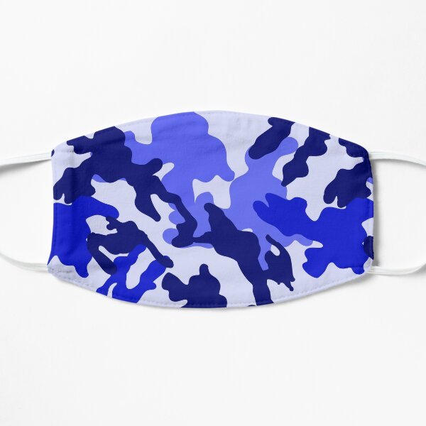 Download Blue Bape Camo Face Masks Redbubble PSD Mockup Templates