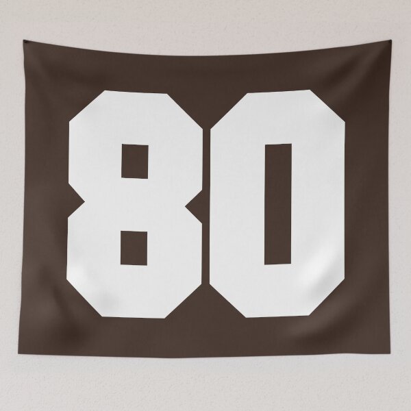Item preview, 80 Number Cleveland Sports Eighty Brown Jersey designed and sold by HelloFromAja.