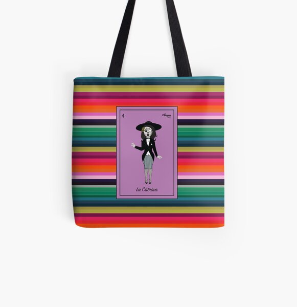 La Catrina All Over Print Tote Bag