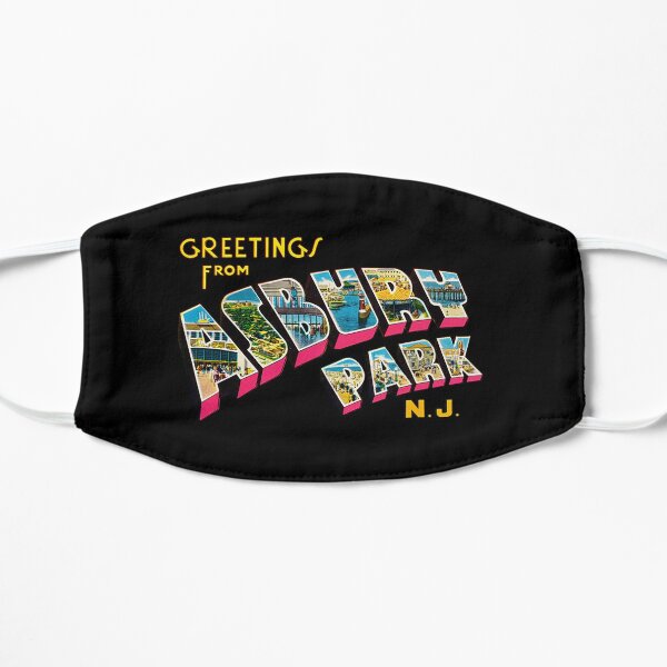 Greetings from Asbury Park New Jersey T-Shirt Mask