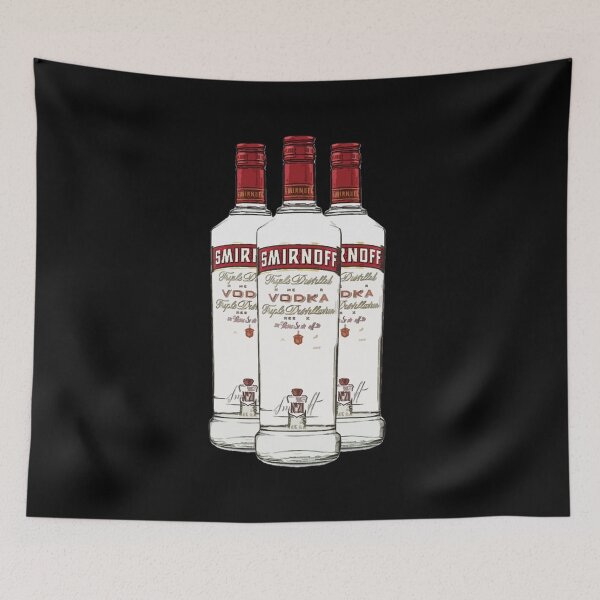 Item preview, Smirnoff Vodka Alcohol Glass Bottle | Gift designed and sold by City Nite.