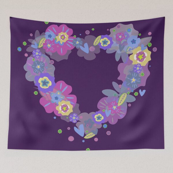 Item preview, Tender heart of flowers. Bright but soft colors pattern. designed and sold by Liza-RKS.