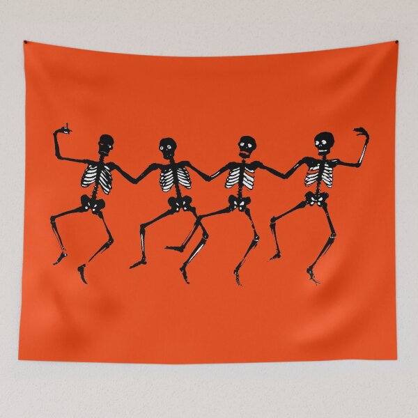 Item preview, Halloween dancing skeletons designed and sold by amrmab.