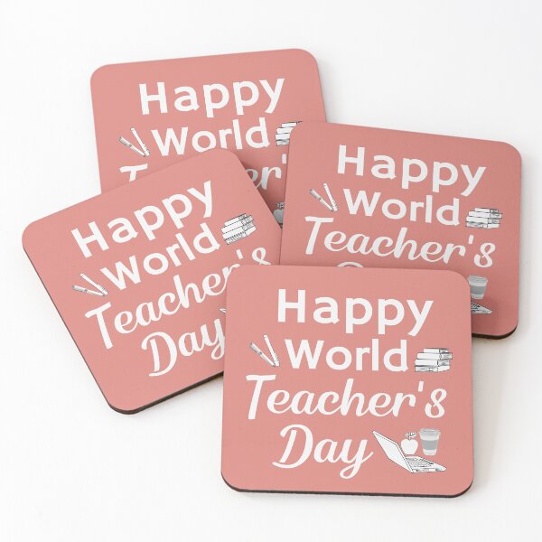Item preview, Happy World Teacher Day designed and sold by cation-studio.