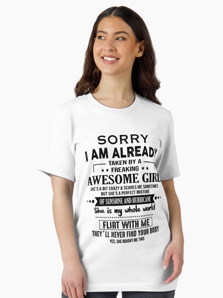 T-shirt essentiel for Sale avec l'œuvre « Désolé, je suis déjà