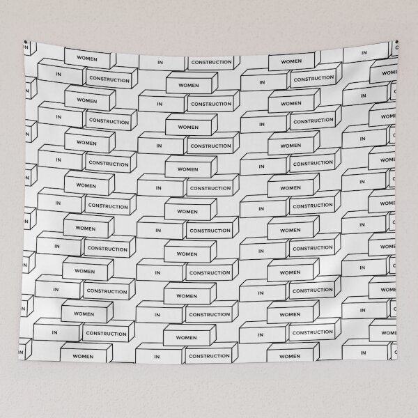 Item preview, Women in Construction Stacked Bricks designed and sold by Line Design.