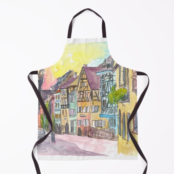 Item preview, Pure Romantic in historical Riquewihr France Old Town Street Scene designed and sold by artshop77.