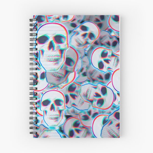 Item preview, Glitch Skull Pattern designed and sold by Dyrk Wyst Redbubble Shop.