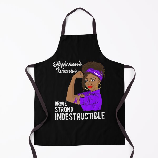 Item preview, Alzheimers Warrior Indestructible Alzheimer's Awareness designed and sold by ZNOVANNA.