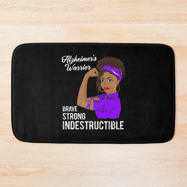 Item preview, Alzheimers Warrior Indestructible Alzheimer's Awareness designed and sold by ZNOVANNA.