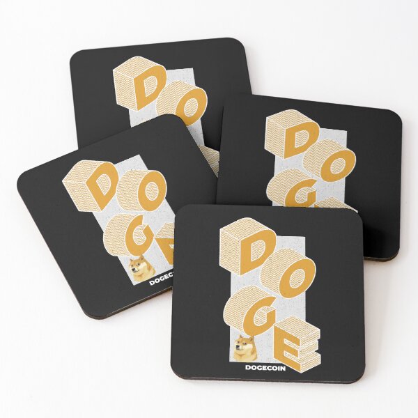 Item preview, Dogecoin (DOGE) Isometric 3D design designed and sold by Bitcoin-Fashion.