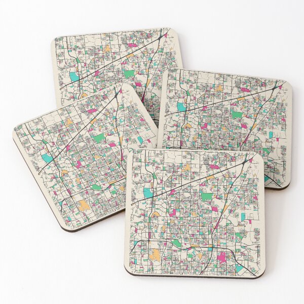 Item preview, Plano, Texas Street Map designed and sold by A Deniz Akerman.