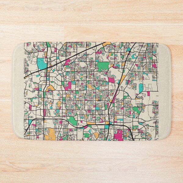 Item preview, Plano, Texas Street Map designed and sold by A Deniz Akerman.