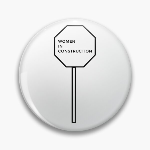 Item preview, Simple Women in Construction Stop Sign designed and sold by Line Design.