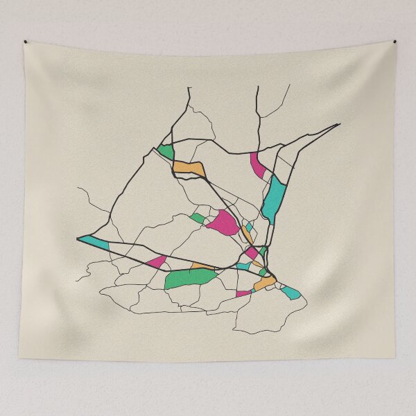Item preview, Port Elizabeth, South Africa Street Map designed and sold by A Deniz Akerman.