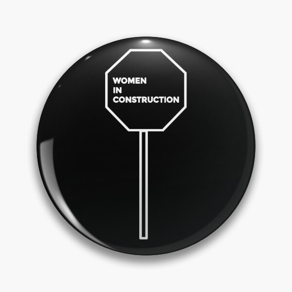 Item preview, Simple Women in Construction Stop Sign designed and sold by Line Design.
