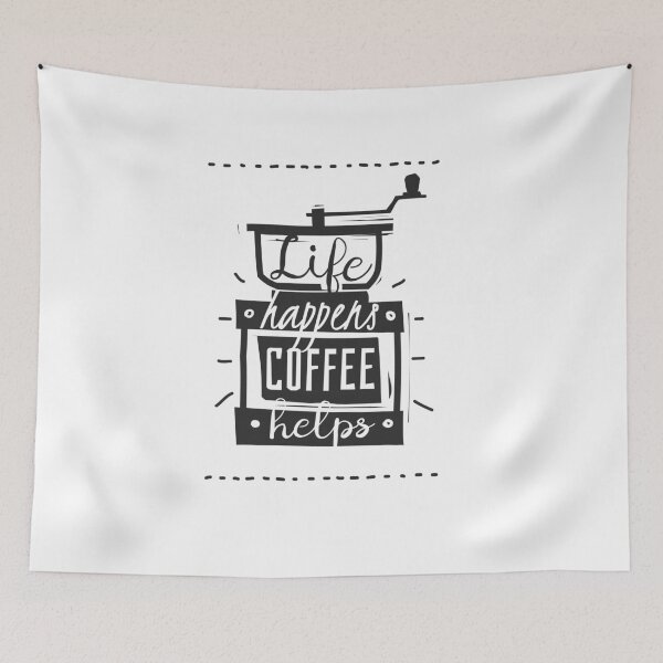 Item preview, Life Happens Coffee Helps designed and sold by FineQuotes.
