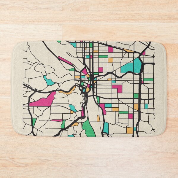 Item preview, Portland, Oregon Street Map designed and sold by A Deniz Akerman.