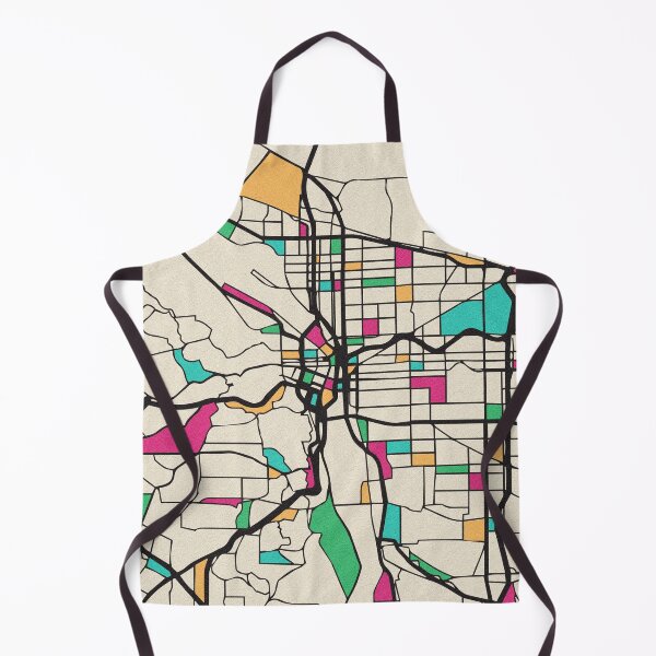 Item preview, Portland, Oregon Street Map designed and sold by A Deniz Akerman.