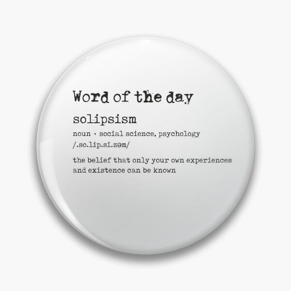 Item preview, Word of the day: Solipsism designed and sold by melo.