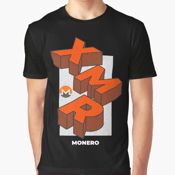 Monero (XMR) Isometric 3D design Graphic T-Shirt