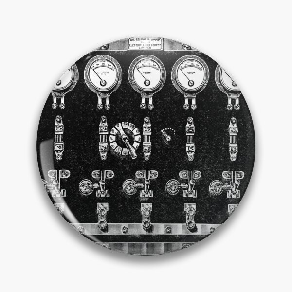Item preview, Control Panel - Vintage Black and White Steampunk designed and sold by elevens.