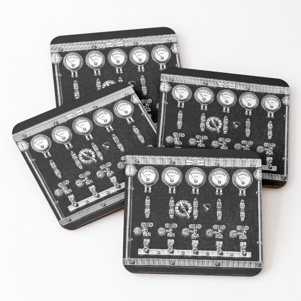 Item preview, Control Panel - Vintage Black and White Steampunk designed and sold by elevens.