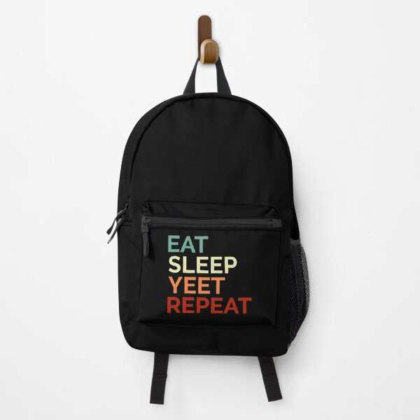 Item preview, Eat Sleep Yeet Repeat Colored Text designed and sold by Sour Soul.