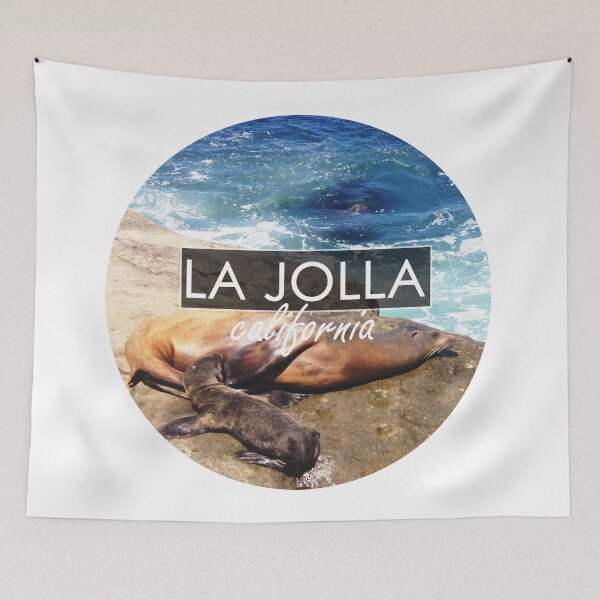 Item preview, La Jolla San Diego California Mother and Daughter Seal  designed and sold by citrusapple.