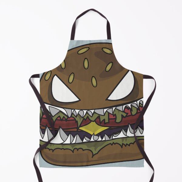 Item preview, EVIL BURGER MOUTH MASK designed and sold by Ruby Mendiola.
