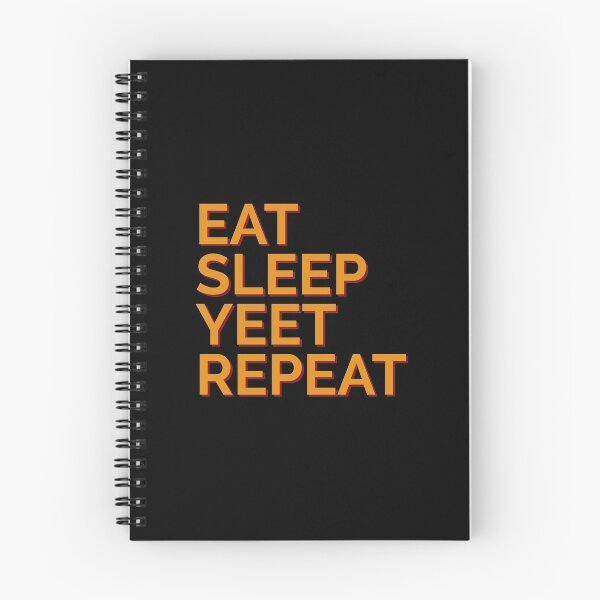 Item preview, Eat Sleep Yeet Repeat Yellow Text designed and sold by Sour Soul.