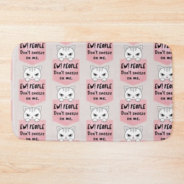 Item preview, ew people sarcastic cat kawaii cat pocket designed and sold by GoodyLeo.