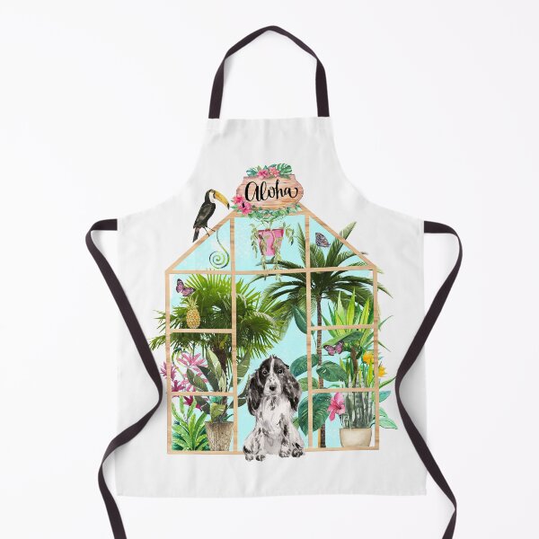 Item preview, Tropical Summerhouse - Cocker Spaniel designed and sold by Amanda-Lakey.