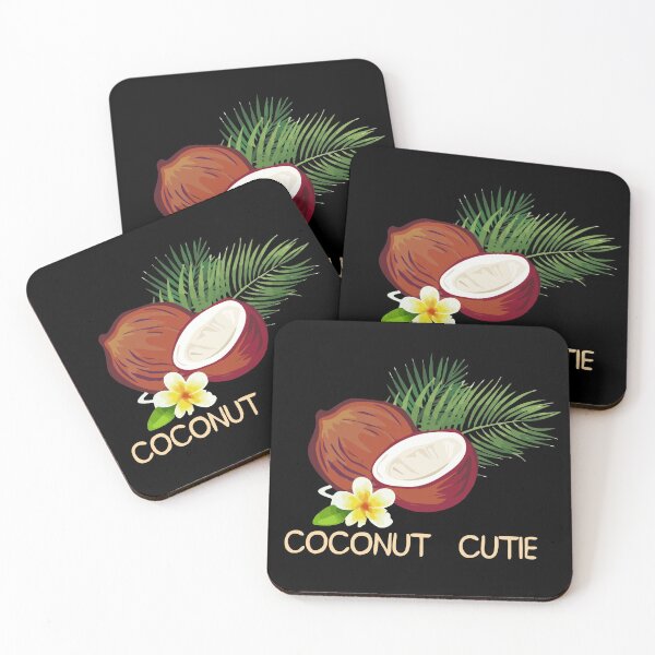 Item preview, Coconut Cutie Saying Flower Tropical Palm Leaf Fruit Gift designed and sold by Style4You24.
