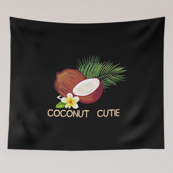 Item preview, Coconut Cutie Saying Flower Tropical Palm Leaf Fruit Gift designed and sold by Style4You24.