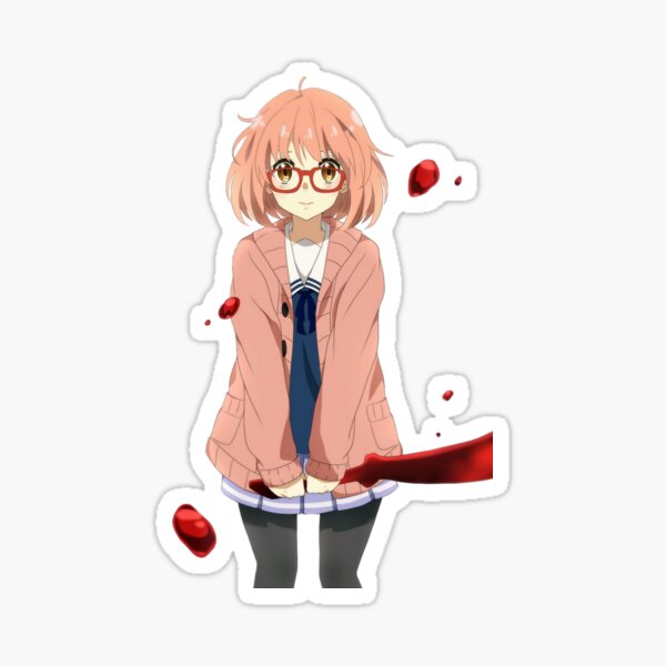 Mirai Kuriyama Bunny - Kyoukai no Kanata Sticker for Sale by Awesomedeer