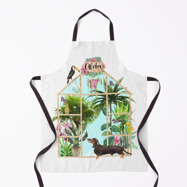 Item preview, Tropical Summerhouse - Dachshund designed and sold by Amanda-Lakey.