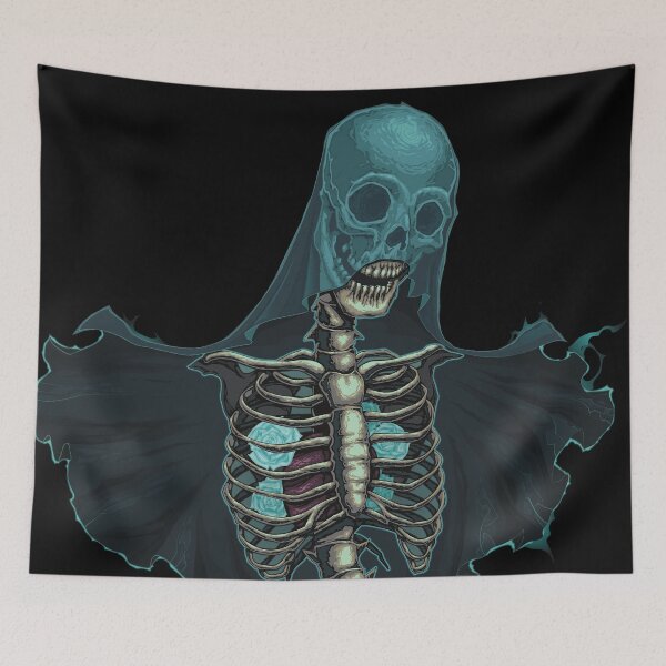 Item preview, Spooky Ghost Skeleton designed and sold by noveltiko.