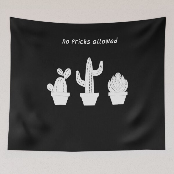 Item preview, No Pricks Allowed Amazing Design designed and sold by Easyas.