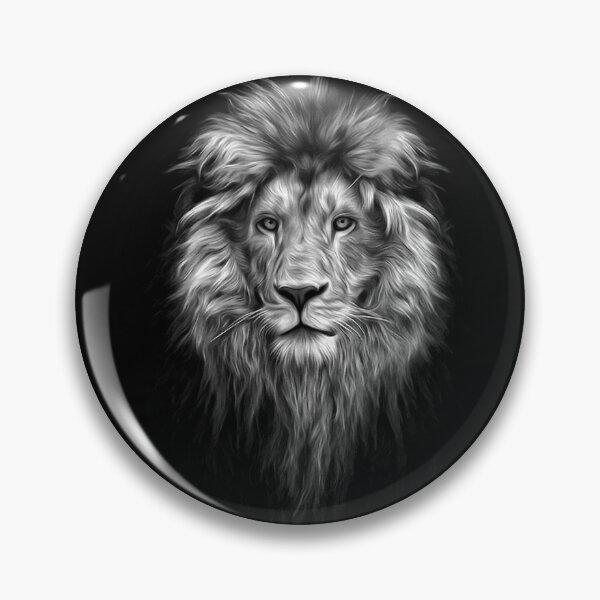 Item preview, Black and White Lion designed and sold by chark70.