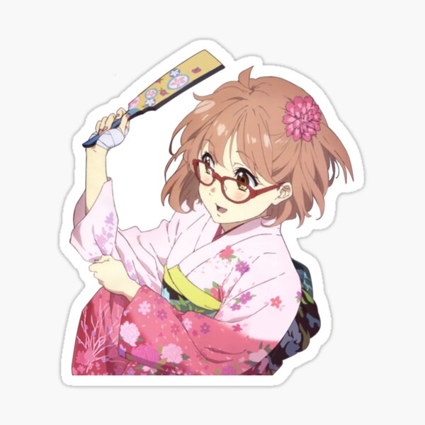 Mirai Kuriyama Bunny - Kyoukai no Kanata Sticker for Sale by Awesomedeer