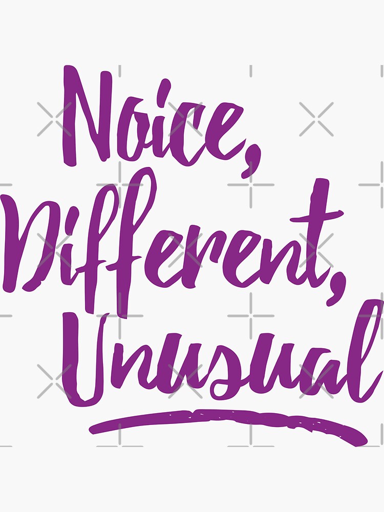 noice-different-unusual-kath-kim-sticker-for-sale-by-vonbraun